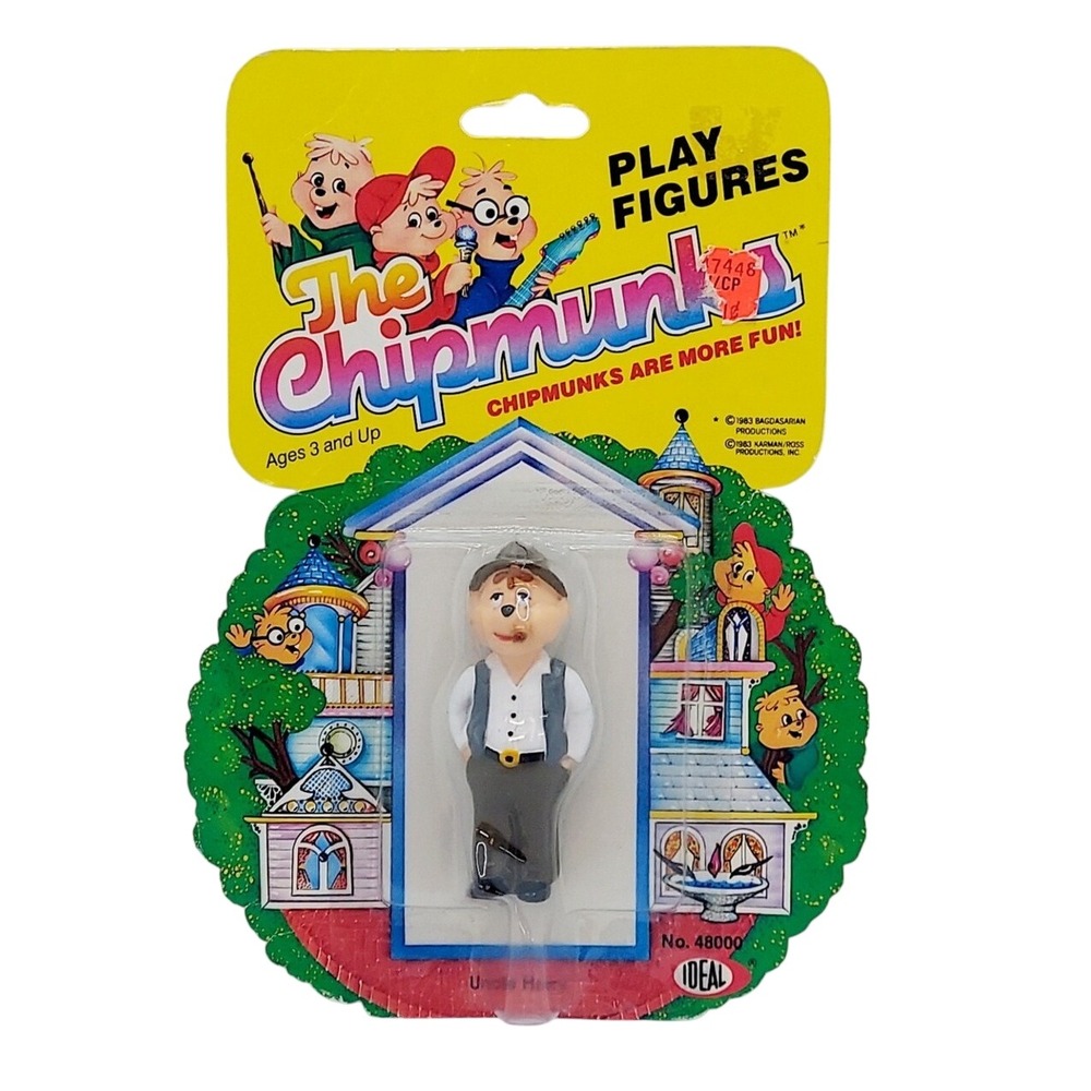 1983 Ideal Alvin & the Chipmunks Figure 3" Uncle Harry